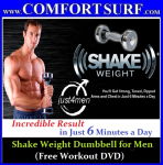 Shake Weight Dumbbell Shoulder Muscle Builder Fitness & Exercise for Men with (Free Workout DVD)